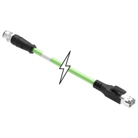 Molex upravený zástrčkový konektor pre senzory - aktory, 1201088333, piny: 4, 5.0 m, 1 ks; 1201088333