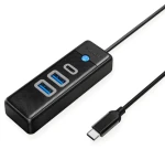 Orico PWC2U-C3 čierna / USB hub / 3 porty / 2x USB-A 3.0 / 1x USB-C 3.0 / kábel 0,15 m (PWC2U-C3-015-BK-EP)