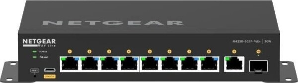 NETGEAR 10PT M4250-9G1F-POE+ MANAGED SWCH