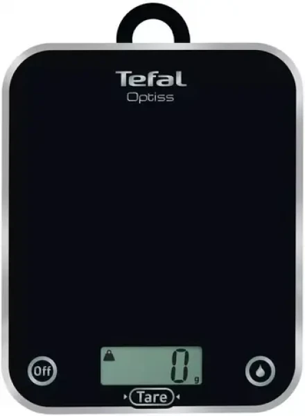 TEFAL Optiss BC5005V0 čierna / Kuchynská váha / 5 kg / LCD displej (BC5005V0)