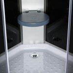 KERRA - Sprchovací kút Evora 80 (čierny) 5907548118820