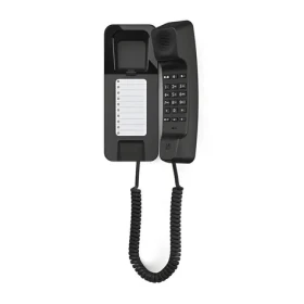 Gigaset DESK 200 čierna / Drôtový telefón / stolný aj nástenný / 10 kontaktov (S30054-H6539-R101)