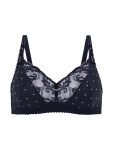 Dámska podprsenka 203292 596 Blue fjord - Felina 70G tmavě modrá - vzor