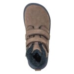 Chlapčenská zimná barefoot obuv DENY BROWN, Protetika, hnedá - 24