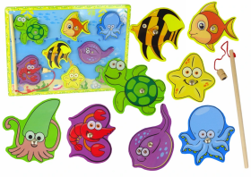 Mamido Drevená Sada pre Lov Morských Zvierat