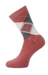 WiK 37729 Príležitostné dámske ponožky 35-42 hnědorůžový 35-38