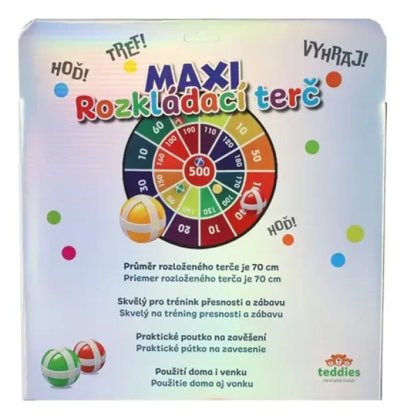TEDDIES Terč na suchý zips Maxi