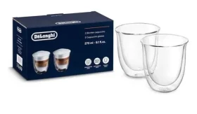 DeLonghi DLSC311 poháre na cappuccino / 2ks / 190ml / termopoháre / borosilikátové sklo (DLSC311)