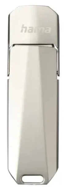 HAMA USB Uni-C Deluxe 128 GB strieborná / Flash disk / USB-C 3.1 / čítanie: až 70 MBs (213100)