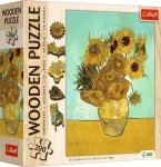 Trefl Drevené puzzle Art: Vincent van Gogh - Slnečnica