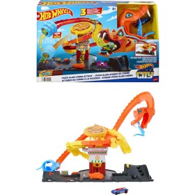 Mattel Hot Wheels City Hladná kobra útočí na pizzerku