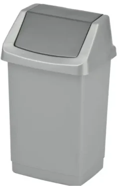 Curver Click-It Odpadkový kôš 9 l strieborná (174988)