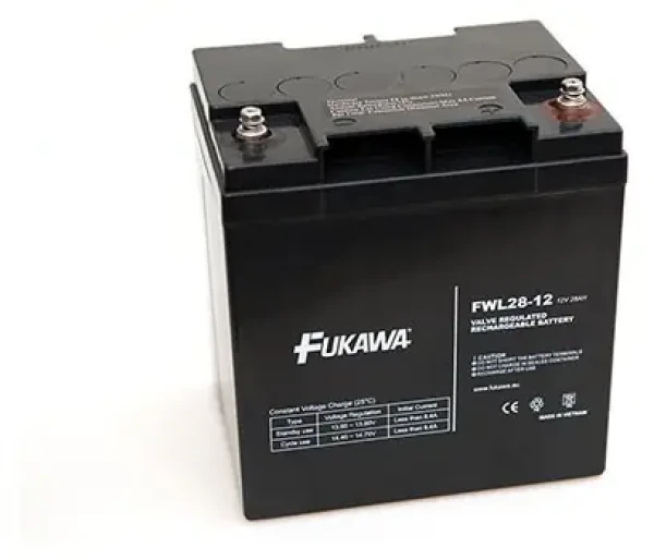 Fukawa FWL28-12 / Olovený akumulátor / AGM / 12V / 28Ah / M5 / životnosť 10 rokov (11511)