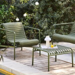 HAY Venkovní podnožka / taburet Palissade Olive