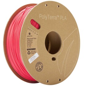 Polymaker 70905 PolyTerra vlákno pre 3D tlačiarne PLA plast Nižší obsah plastov 1.75 mm 1000 g ružová 1 ks; 70905