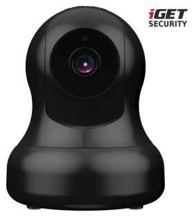 IGet SECURITY EP15 / WiFi rotačná IP FullHD 1080p kamera / nočná LED / microSD slot / pre alarm M4 a M5 (75020615)