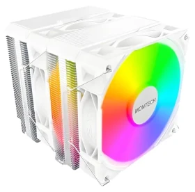 Montech NX600 ARGB biela / CPU chladič / Dual Tower / 2x 120mm / ARGB / Intel + AMD (NX600 ARGB (W))