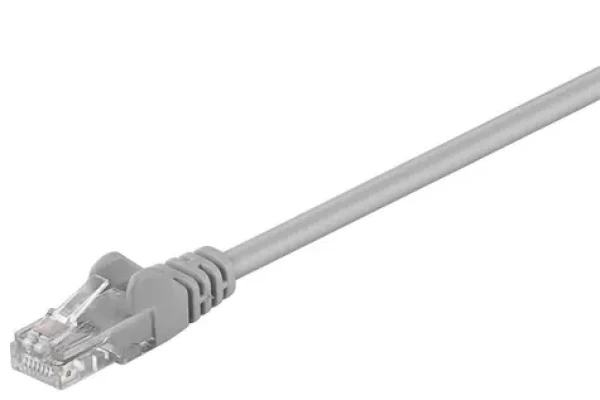 Goobay 68362 CAT 5e šedá / Patch kábel / U/UTP / 20 m (68362)