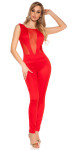 Sexy Koucla jumpsuit with Sexy net-applications red