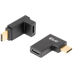 CLUB3D CAC-1528 set adaptér do pravého uhla USB-C M/F čierna 2ks / 4K 120Hz (CAC-1528)