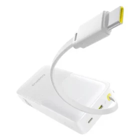 Baseus Bipow 2 20000mAh 20W biela / Powerbanka / USB-A / USB-C (P10077101213-01)