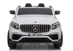 Mamido Detské elektrické autíčko Mercedes GLC 63S 4x4 dvojmiestne biele