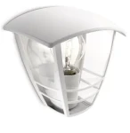 Philips Creek 60W nástenné biela / vonkajšie nástenné svietidlo / bez zdroja / E27 / IP44 (915002790402)