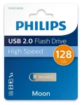 Philips Moon Vintage 128GB strieborná / Flash disk / USB 2.0 / čítanie 20 MB/s / zápis 10 MB/s (FM12FD160B/00)