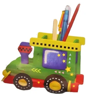 ARTLOVER 3D puzzle Stojanček na ceruzky Mašinka