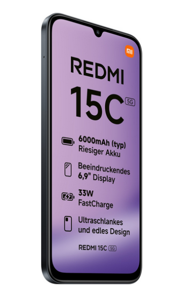 Xiaomi Redmi 15C 5G 4/256GB Black