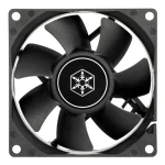 Silverstone FN80 čierna / 80mm / Hydraulic Bearing / 22.9 dB @ 2000 RPM / 27.81 CFM / 3-Pin (SST-FN80B)