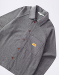 Service Works Flannel FOH Jacket Charcoal XXL