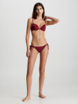 Dámska plavková podprsenka bikini KW0KW02278 XN0 bordová - Calvin Klein 85D