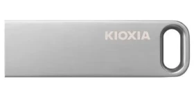 KIOXIA TransMemory U366 64GB strieborná / Flash Disk / USB 3.2 / R: 100MBs (LU366S064GG4)