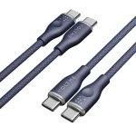 VOLTME Powerlink Rugg Series CTC Kábel USB-C(M) 3A/60W 1m modrá / 2x USB-C(M) (C2050)