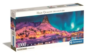 Clementoni Panoramatické PUZZLE Polárna noc NAD Lofoty