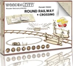 Wooden City 3D Drevené puzzle Kruhové koľaje s prejazdom