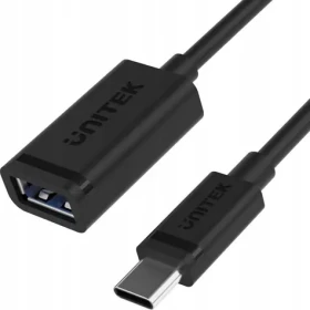 Unitek C476BK-1M čierna / Kábel USB / USB 3.2 Gen 2 / USB-C (M) - USB-A (F) / 1 m / 60 W (C476BK-1M)