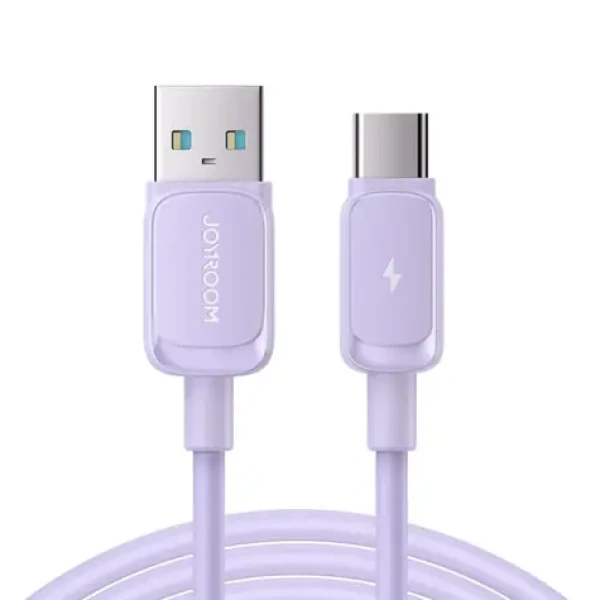 Joyroom S-AC027A14 Nabíjací kábel USB-A (M) - USB-C (M) 3A 1.2m fialová (S-AC027A14 1.2m-Purp)