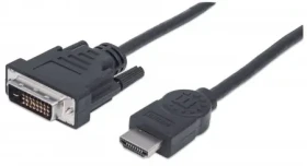 Manhattan kábel pre monitory HDMI-DVI-D 1.8m / dual link (372503)
