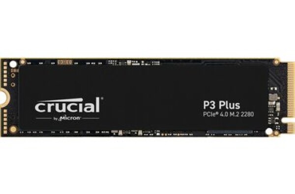 Crucial P3 Plus 500GB / M.2 SSD 2280 / PCIe 4.0 / 3D NAND / R: 4700MBs / W: 1900MBs / 5y (CT500P3PSSD8)