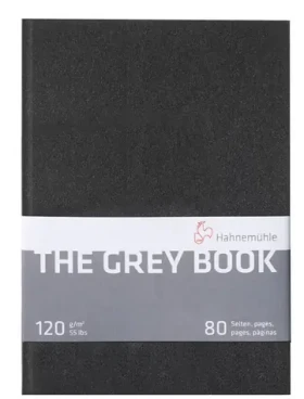 Hahnemühle Skicák The Grey Book (Svetlo šedá/hladký) A5/80 strán/120 g (10628681)