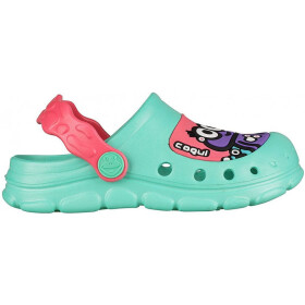 Coqui STONEY 9383 Detské sandále Mint/New rouge 21-22