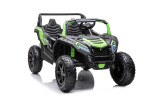Mamido Elektrické autíčko Buggy UTV Strong 24V nafukovacie kolesá zelené