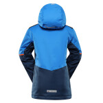 Dětská lyžařská bunda s membránou ptx ALPINE PRO ZARIBO electric blue lemonade 92-98