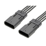 Molex zástrčkový konektor na kábel Počet pólov 4 Raster (rozteč): 3.60 mm 2166221041 1 ks; 2166221041