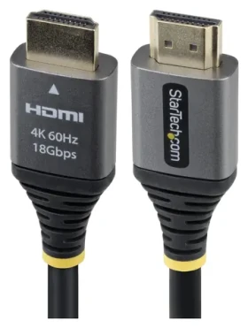 StarTech HDMI 2.0 čierna / Kábel / 1,5 m / 4K 60Hz / HDR10 / Dolby Vision (HDMMV5F)