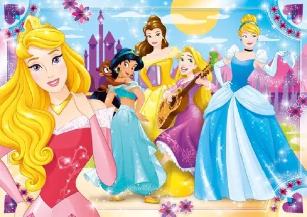 Clementoni 23714 Puzzle Disney princeznej MAXI 104 dielikov