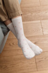 Dámske vzorované ponožky 099 ecru 38-40