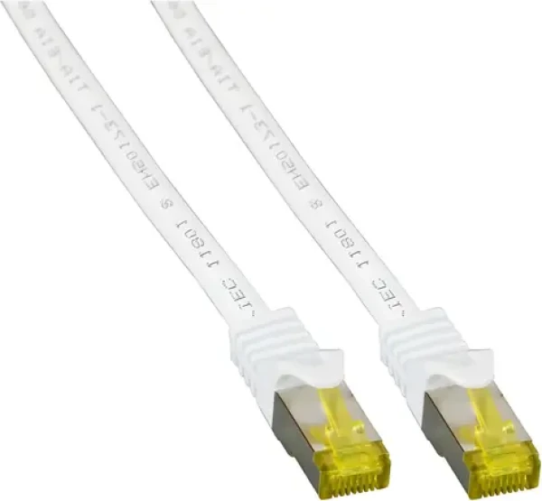 EFB biela / Patch kábel / S/FTP / Cat6a / Cat7 Rohkábel / 30 m / RJ-45 / LSZH (MK7001.30W)